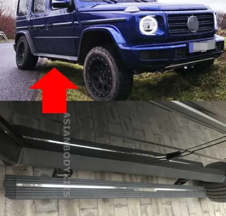 Электроприводные подножки для Mercedes-Benz G-Class W463A/W464 2018+ Мерседес Гелик гелентваген