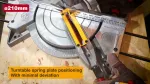 Аккумуляторная торцовочная пила INGCO CMSLI2021 — выставления градуса для резки