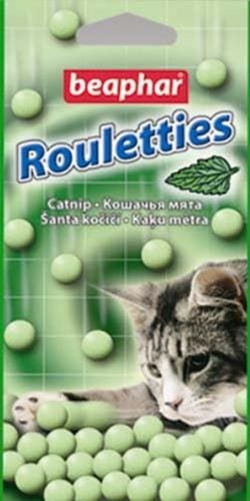Beaphar `Rouletties Catnip` лакомство для кошек с кошачьей мятой 80 шт. Beaphar `Rouletties Catnip` лакомство для кошек с кошачьей мятой 80 шт.