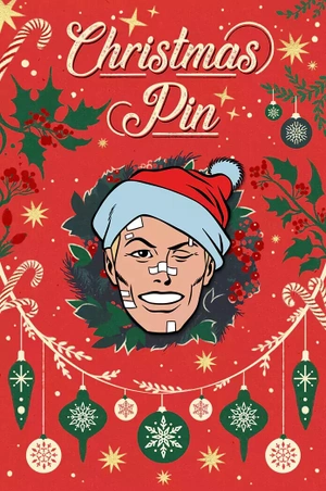 Металлический пин «Christmas Hawkeye»