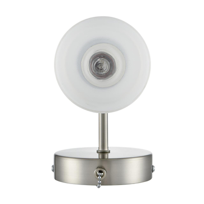 8099/1W COMFI LN26 105 никель/белый металл/стекло Бра Е14 1*40W 220V MAVE