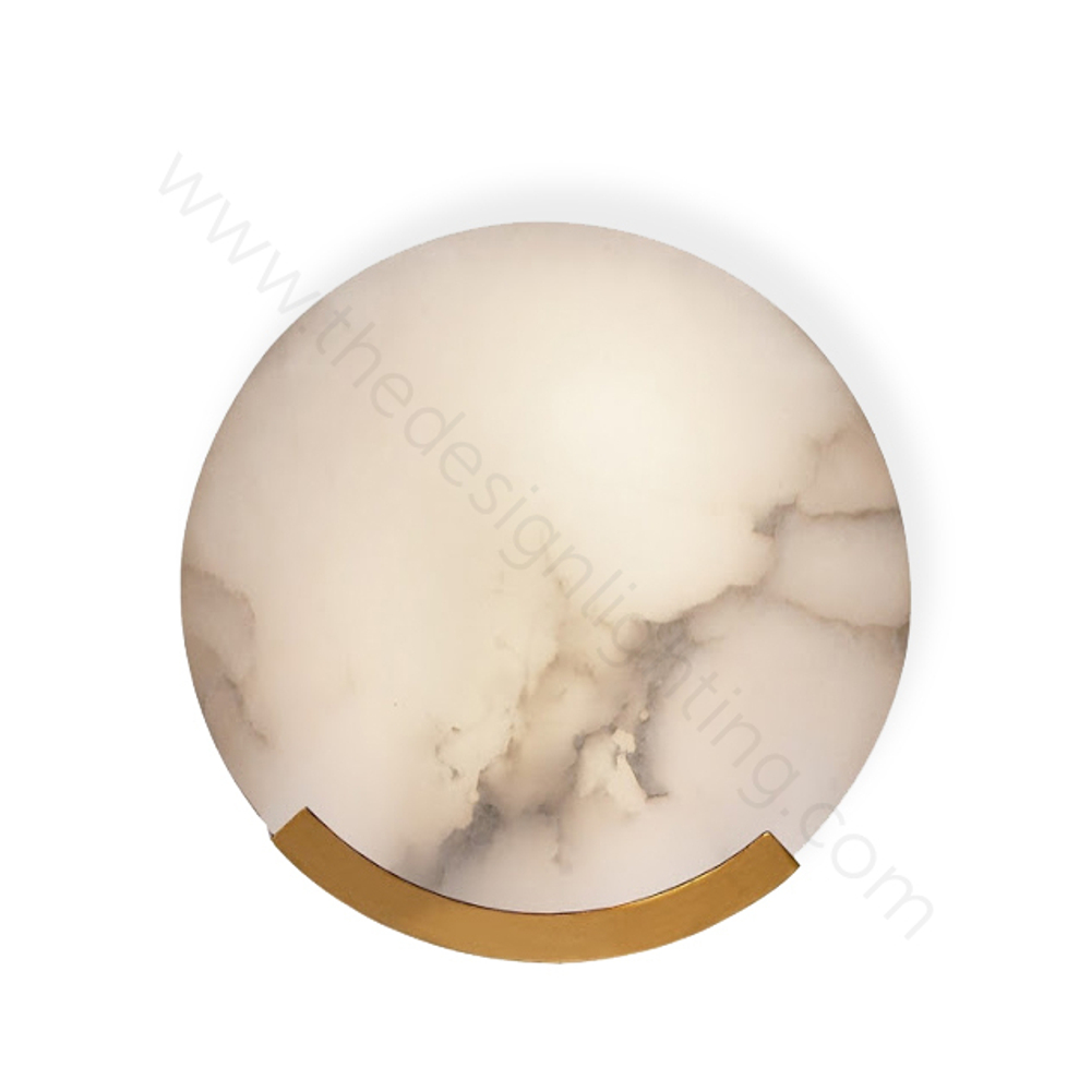 Wall design lamp Melange Round by Kelly Wearstler,  from Visual Comfort (Gold)