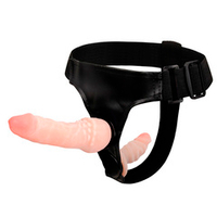 Женский страпон 16,5см с вагинальной пробкой 10,5см Baile Female Harness Ultra BW-022020