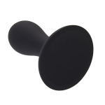 Черная анальная втулка 8,5см Erotist Toys Anal Plug Hidro Size S