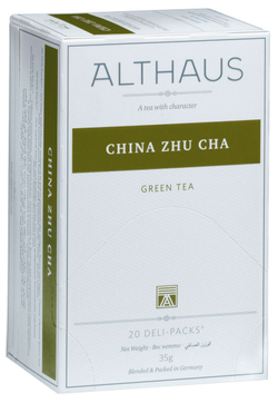 Althaus Sencha Select Organic, Изысканная Сенча Deli Pack чай зеленый в пакетиках, 20 шт