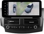 Магнитола для Mitsubishi Outlander 2 XL 2005-2012, Peugeot 4007, Citroen C-Crosser - Teyes LUX ONE 360 монитор 12.3" 2K QLED на Android 10, Быстрая, CarPlay, 4G SIM-слот, 4 камеры в комплекте