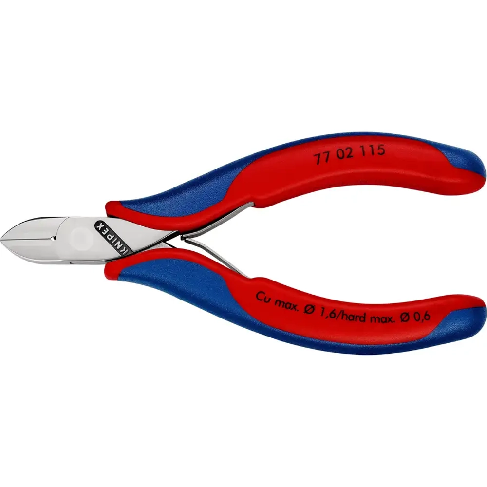 Кусачки боковые для электроники 115 мм Knipex 77 02 115 SB