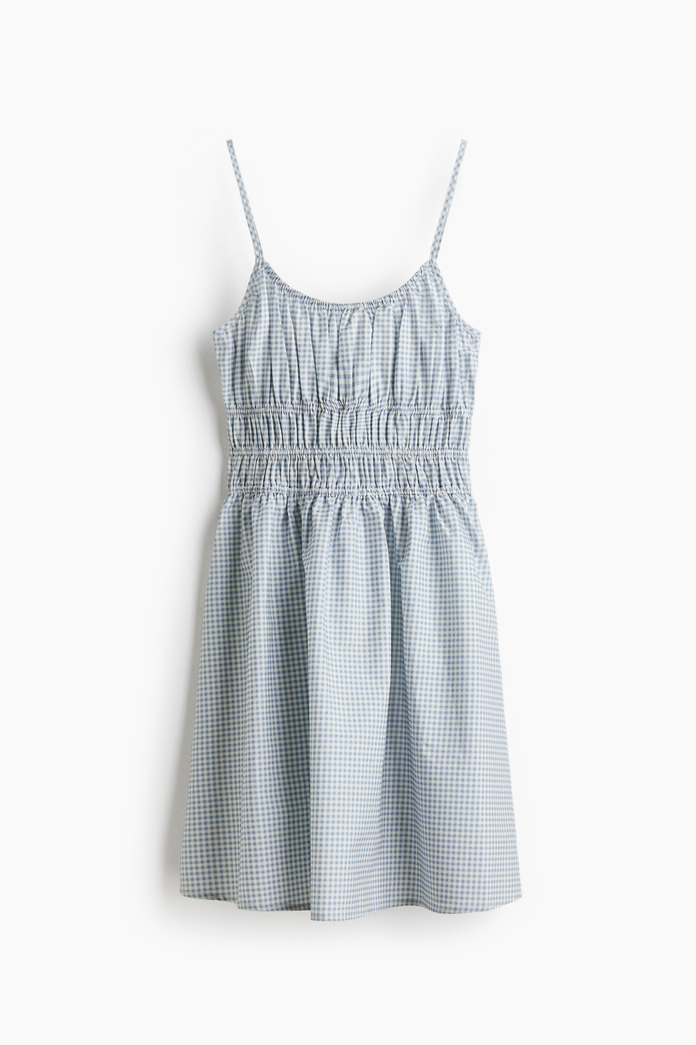 Хлопковое платье с бретелями на завязках - H&M