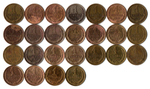 Набор 1 копейка СССР (25 монет без повторов) 1968-91 м,л. №7