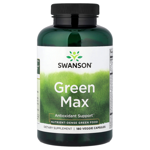 Swanson Vitamins, Green Max`` 180 растительных капсул