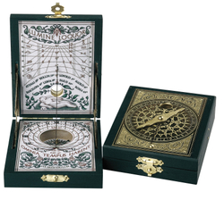 Солнечные часы Brass Kepler8 Hemisferium Черный / Бронзовый