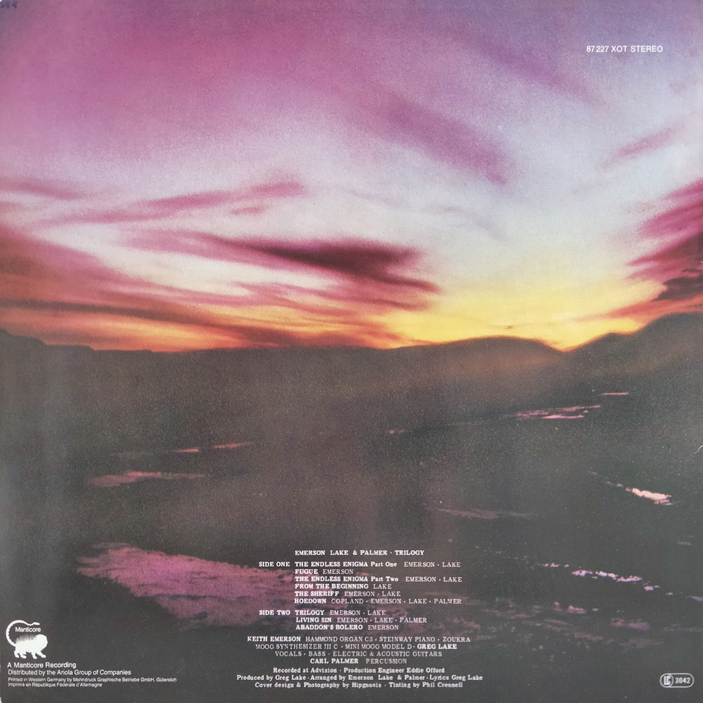 Emerson, Lake & Palmer / Trilogy (LP)