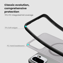 Чехол с круглым магнитом для OnePlus 15R и Ace 6, 6T, серия Super Frosted Shield Pro Magnetic (Clear version) от Nillkin