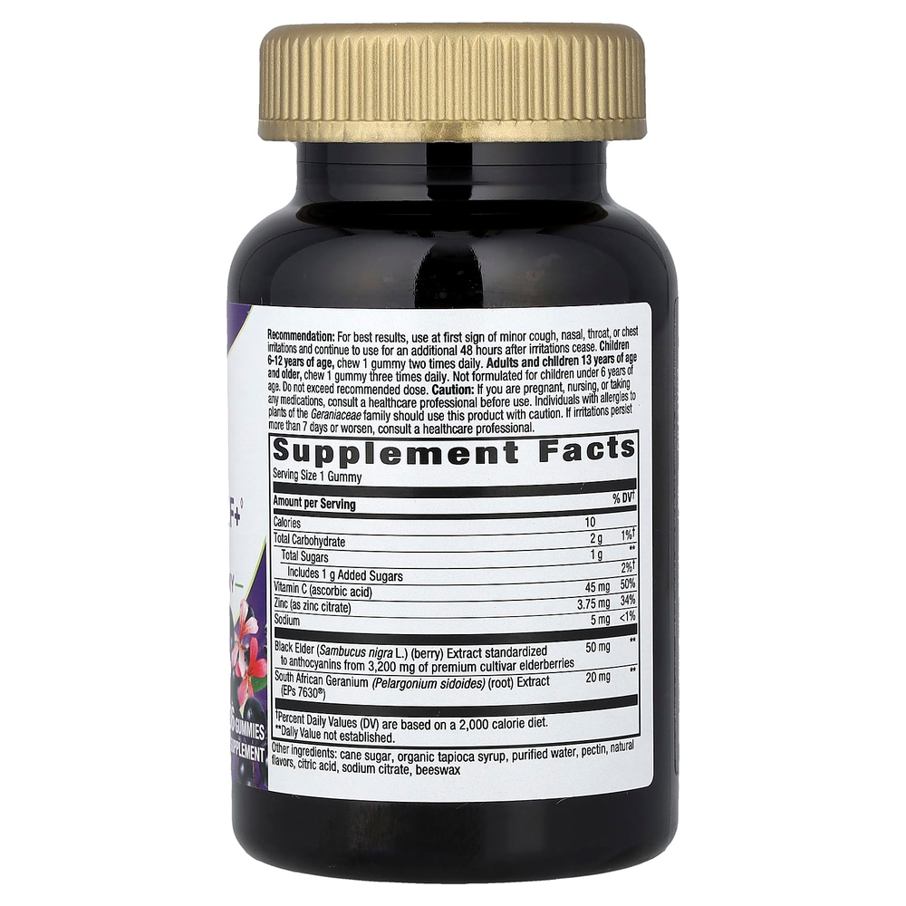 Nature's Way, Sambucus®, жевательное средство с бузиной для укрепления иммунитета, 36 жевательных таблеток