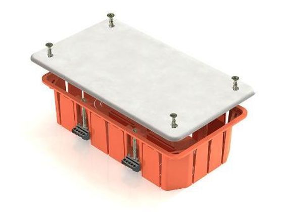 Коробка расп. СУ в г/к 172х96х45мм пластик.лапки Greenel