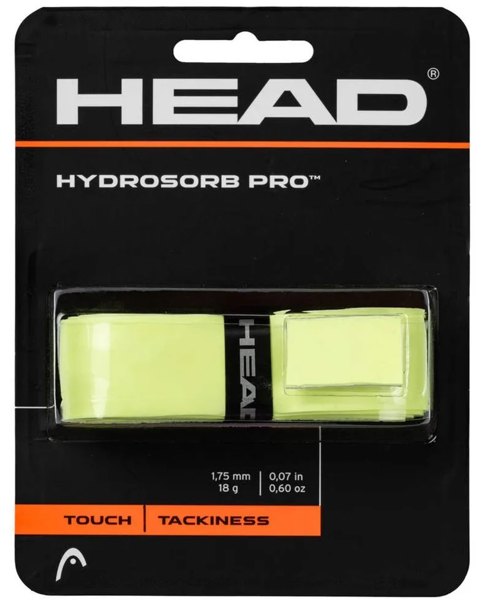Базовая теннисная намотка Head Hydrosorb Pro (1P) - lime yellow
