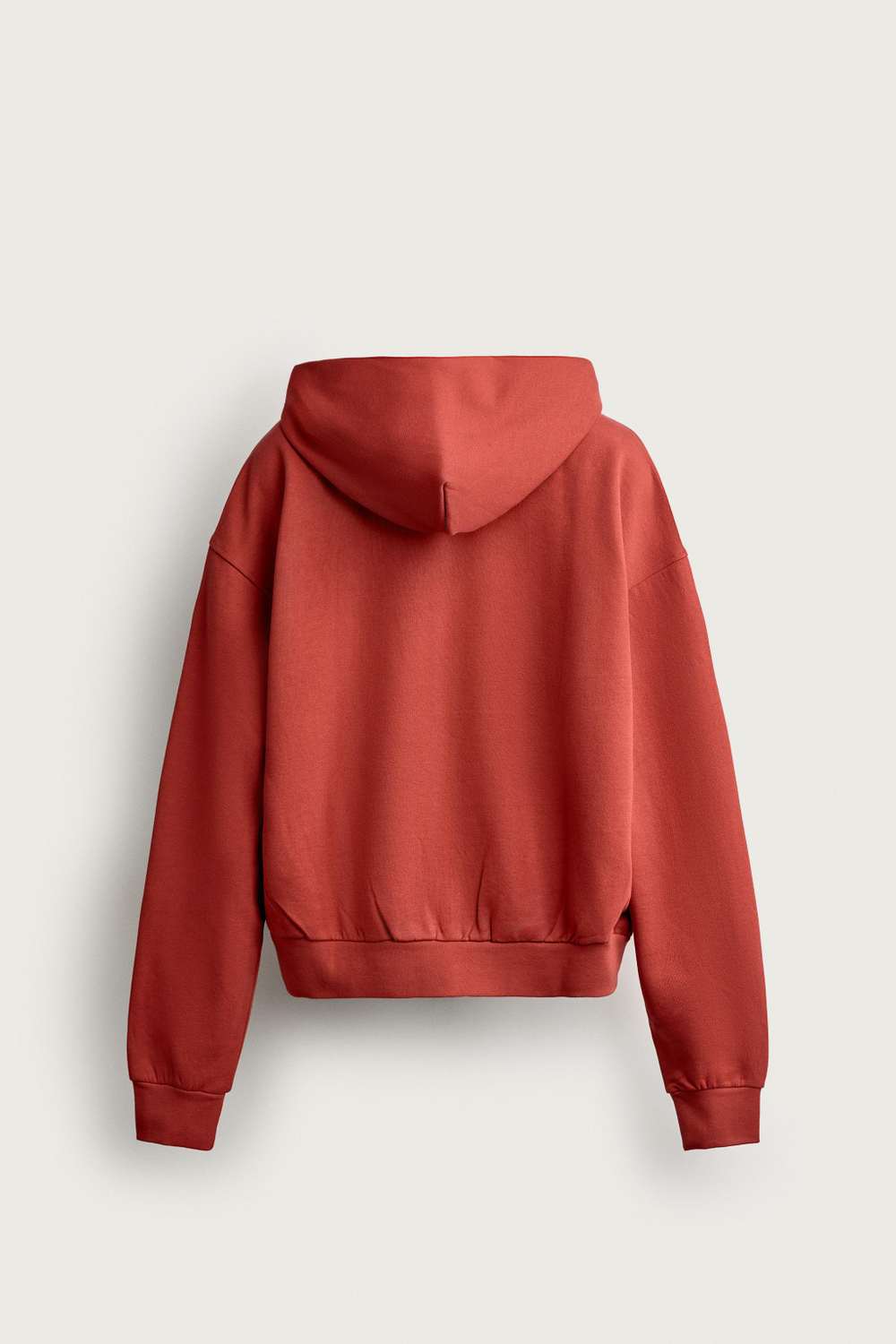 БАЗОВОЕ ХУДИ СВОБОДНОГО КРОЯ НА МОЛНИИ — ZARA