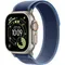 Часы Apple Watch Ultra 3, 2025, 49 мм, титан натурального цвета, ремешок Trail цвета «синий/ярко-синий»
