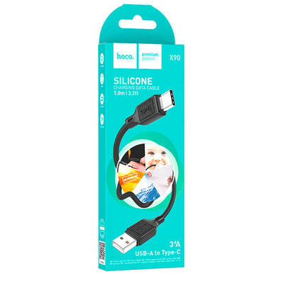 Кабель Type-C - USB-A Hoco X90, 3A, 1 м