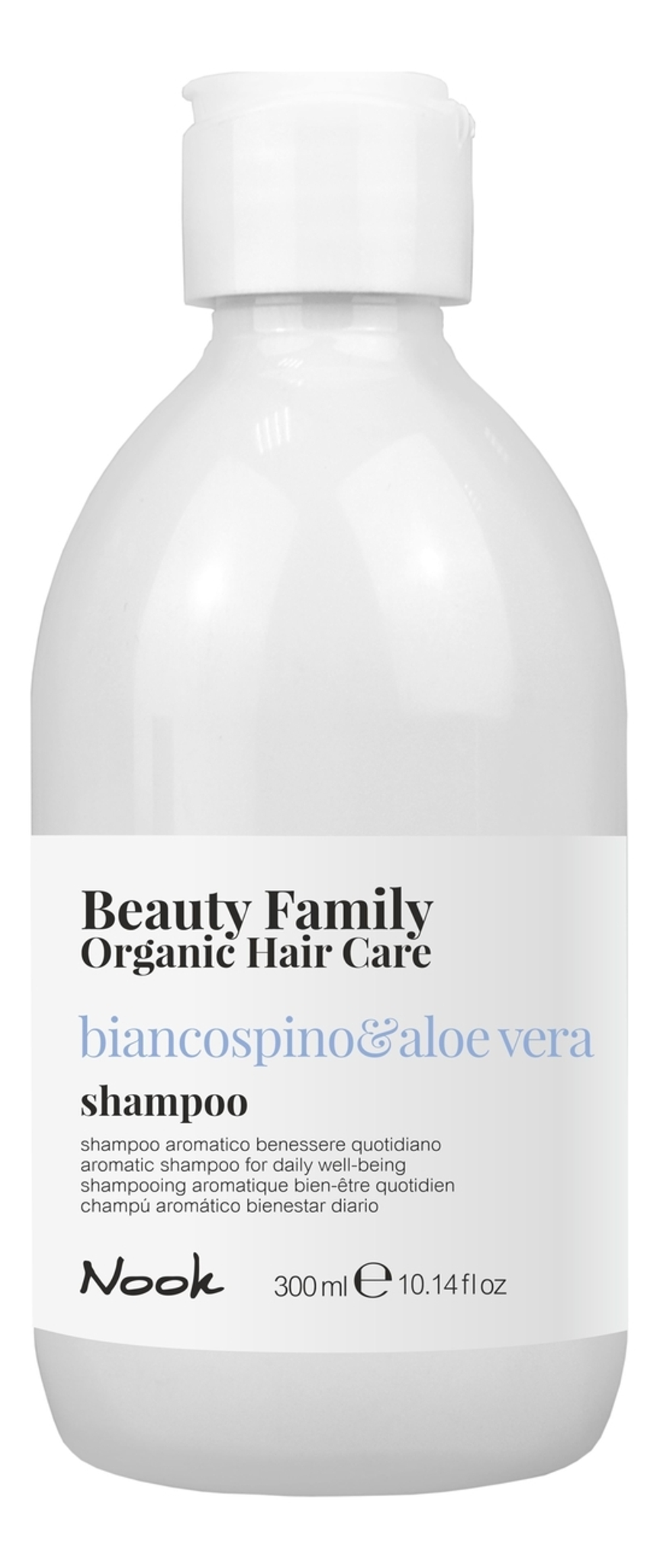 NOOK Шампунь ежедневный -Shampoo Biancospino&Aloe Ver ,300 мл