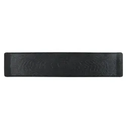Блюдо прямоугольное 47*10 см h2 см для закусок с бортами Side Up2 Black Raw Wood P.L. [3]