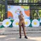 Надувные цветы "Ромашка" с эффектом раскрытия и без