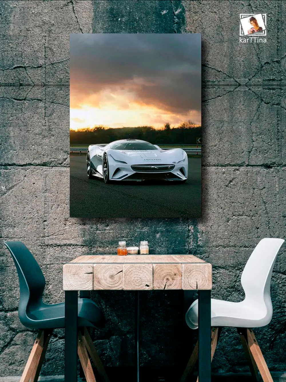 Картина "Jaguar Vision", галерейная 30х40см 1шт.