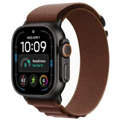 Умные часы Apple Watch Ultra 4 49 мм Black Titanium Alpine Loop Бордовый