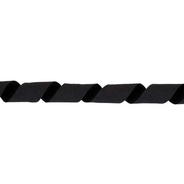 Тесьма (лента) киперная (100% х/б) 35 мм / 50 метров, черный/black, Gamma TCT-35