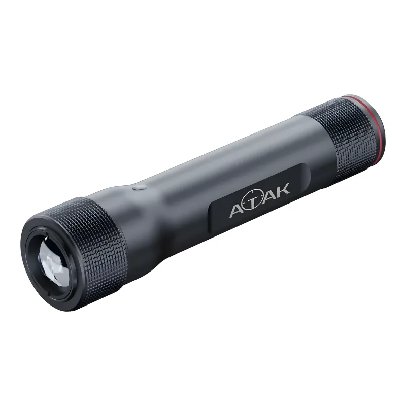 Инфракрасный фонарь ATAK ATL-850 - вид спереди сбоку, линза объектива