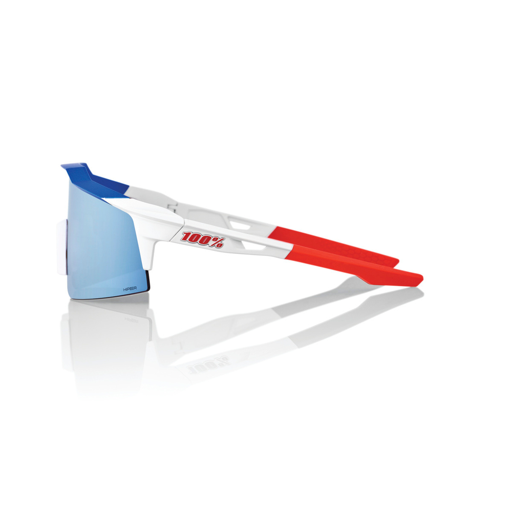 Спортивные очки 100% Speedcraft SL / Total Energies Team Matte White/ / Metallic HiPER Blue ML Mirror Lens