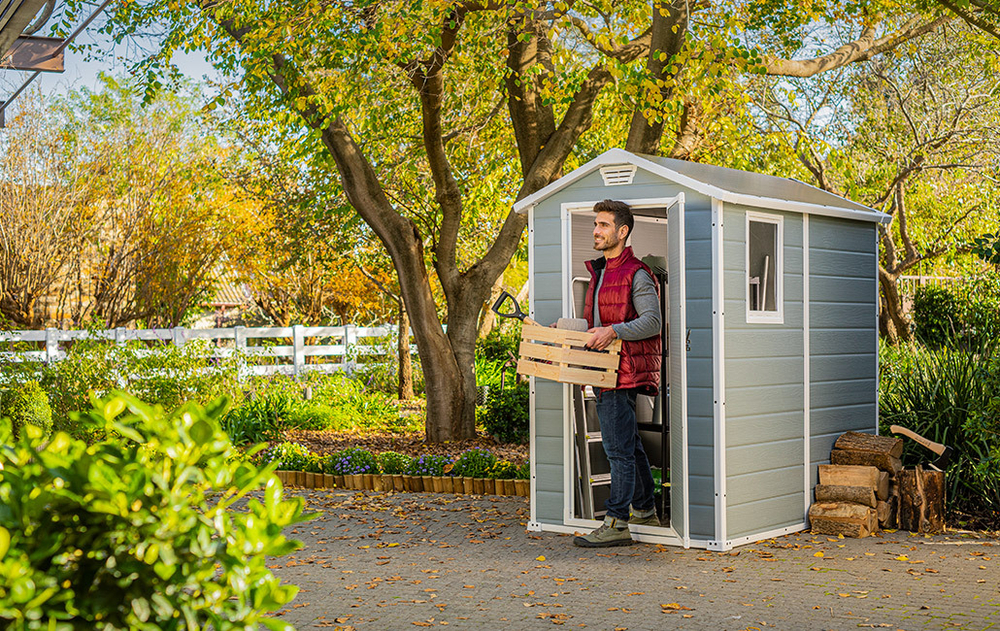 Пластиковый сарай Keter Manor 4x6