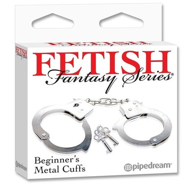 Наручники металлические Beginner's Metal Cuffs (Цвет: Серебристый)