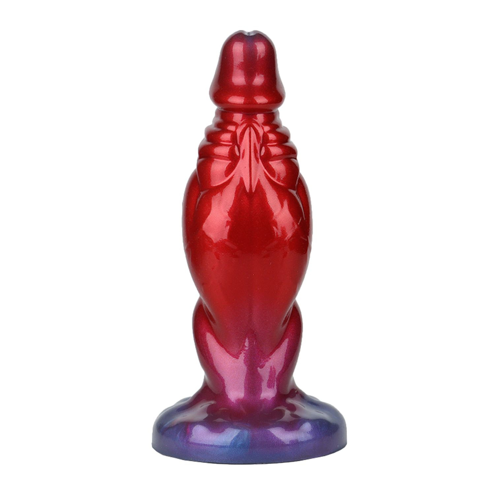 Красный фаллоимитатор с функцией расширения Shadow Behemoth - 21 см. (Цвет: красный)