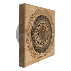 Влагостойкий динамик с декоративной дубовой сеткой SW 525 Wood AMG SQUARE, для бани и сауны