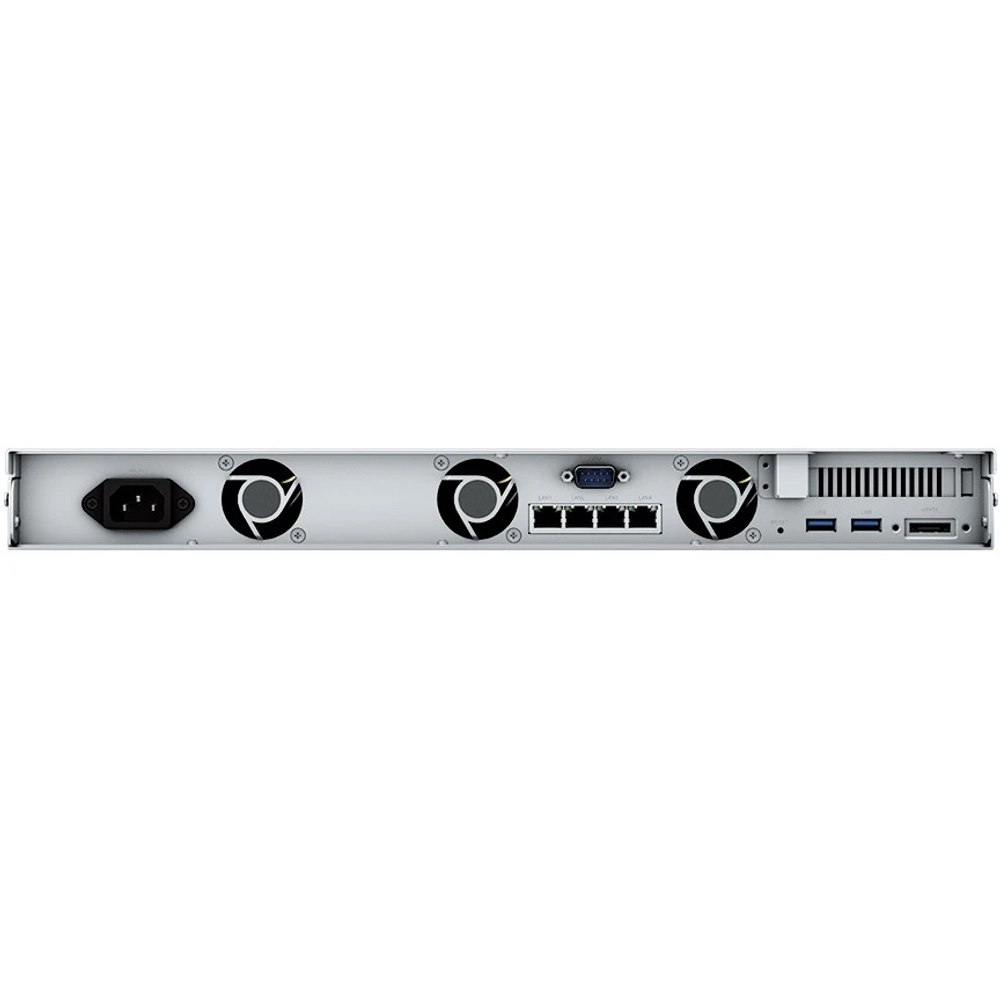 Сетевое хранилище (1U,4x3.5"/2.5" HDD, 4-core 2.2 GHz, 2 GB DDR4 ECC SODIMM, 4xGbE LAN)