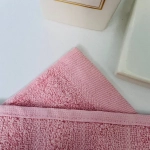 Полотенце махровое 50*90см «FLUFFY» цвет пудровый 01-050, плотность 500гр/м2