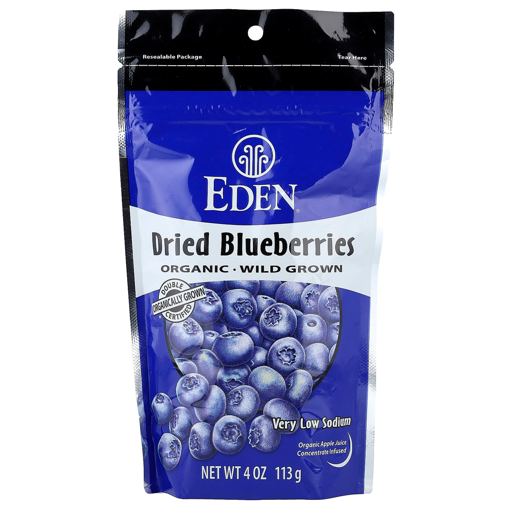 Eden Foods, органическая сушеная голубика, 113 г (4 унции)
