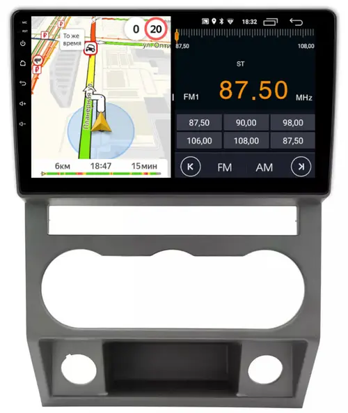 Магнитола для ГАЗель Next, ГАЗон Некст (штатная навигация) - Parafar PF241FHD на Android 13, CarPlay, 4G SIM-слот