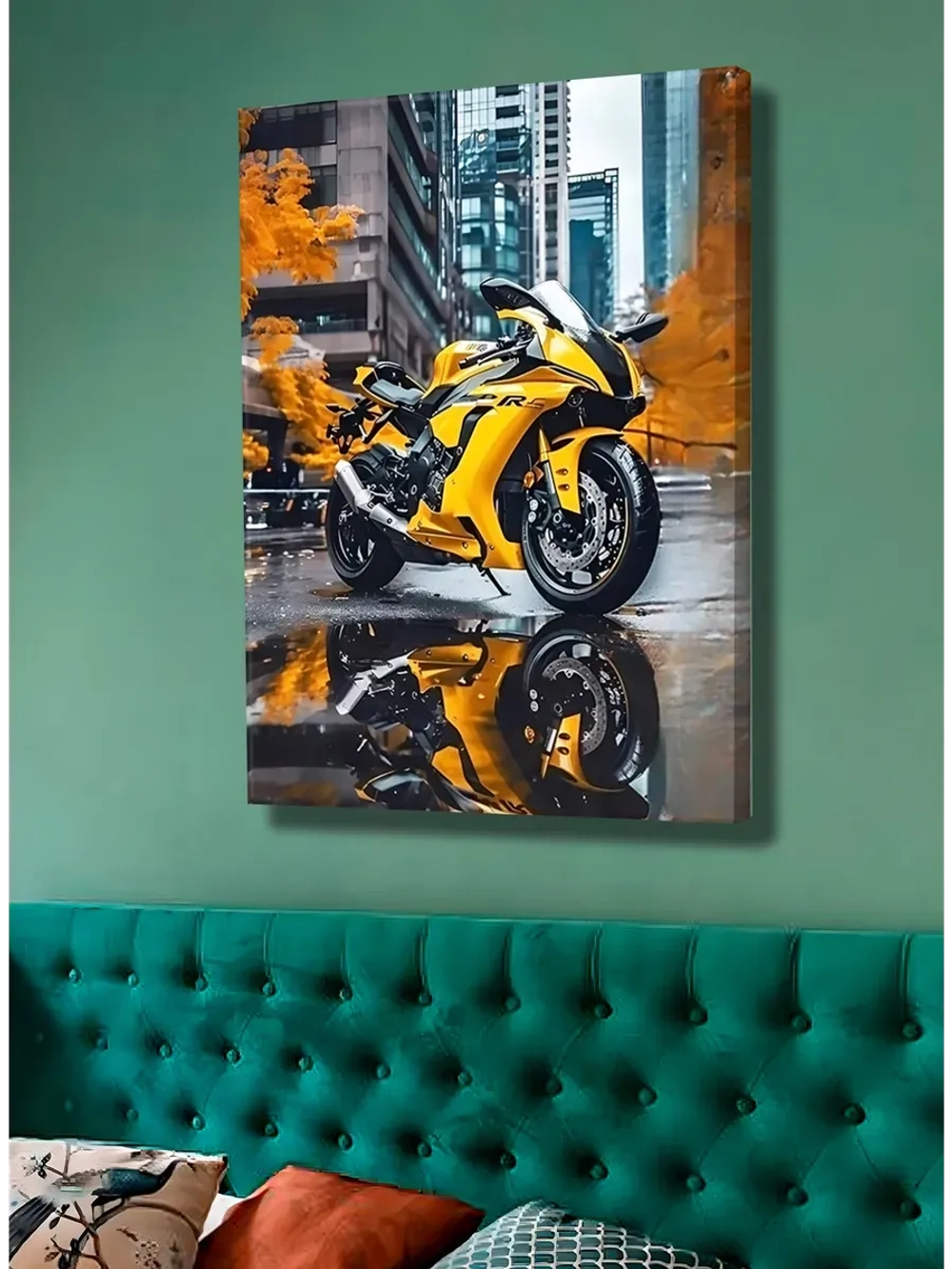 Картина Yamaha Золотой Город интерьерная 30х40см 1шт.
