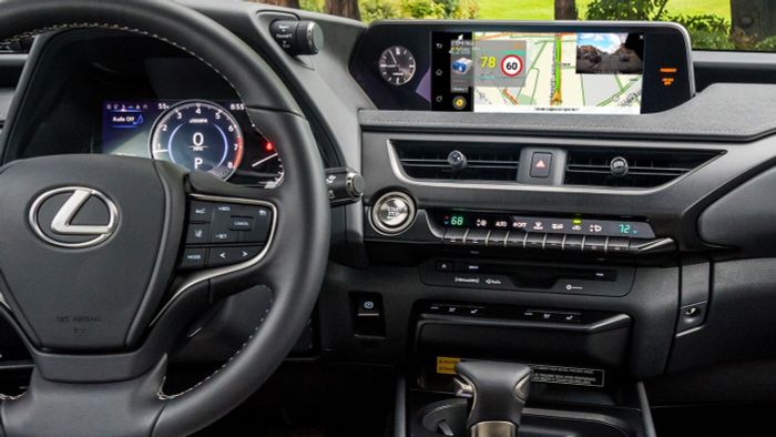 Мультимедиа блок с навигацией для Lexus UX200 и UX250h (c 10.25" экраном) - Kuberg LK-7-4-R на Android 9, и, CarPlay