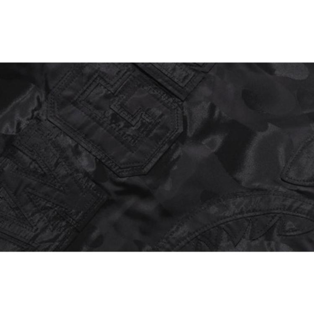 A Bathing Ape Solid Camo Shark Full Zip Куртка черный