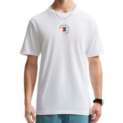 Мужская теннисная футболка Nike Court Dri-Fit Heritage — white