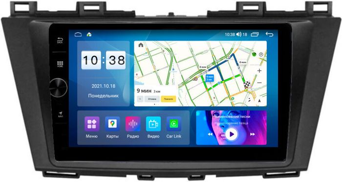 Магнитола для Mazda 5 2010-2015 - Parafar PF164FHDAV на Android 13, CarPlay, 4G SIM-слот
