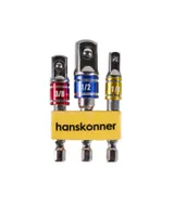 Набор адаптеров для торцевых головок 1/4", 3/8", 1/2" Штурм — фото 1
