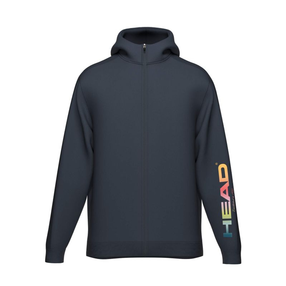 Детская толстовка Head Jr Rally Hoodie Full Zip — navy