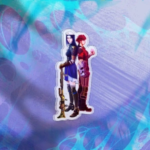 Акриловый стенд «Arcane: Vi and Caitlyn»