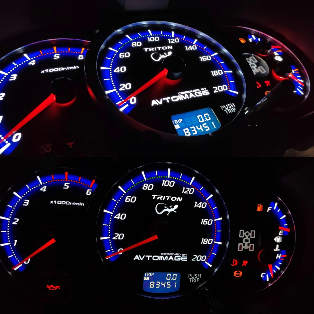 Светодиодная плата для панели Pajero Sport (индивидуальный заказ по цветам)