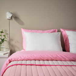 IKEA BÄRGLIM  (ИКЕА БЭРГЛИМ)  -  Наволочка - белый 50x60 см