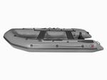 Лодка ПВХ X-River Rocky 415 НДВД + усиленное дно и баллон, мята-серый/фурнитура серая